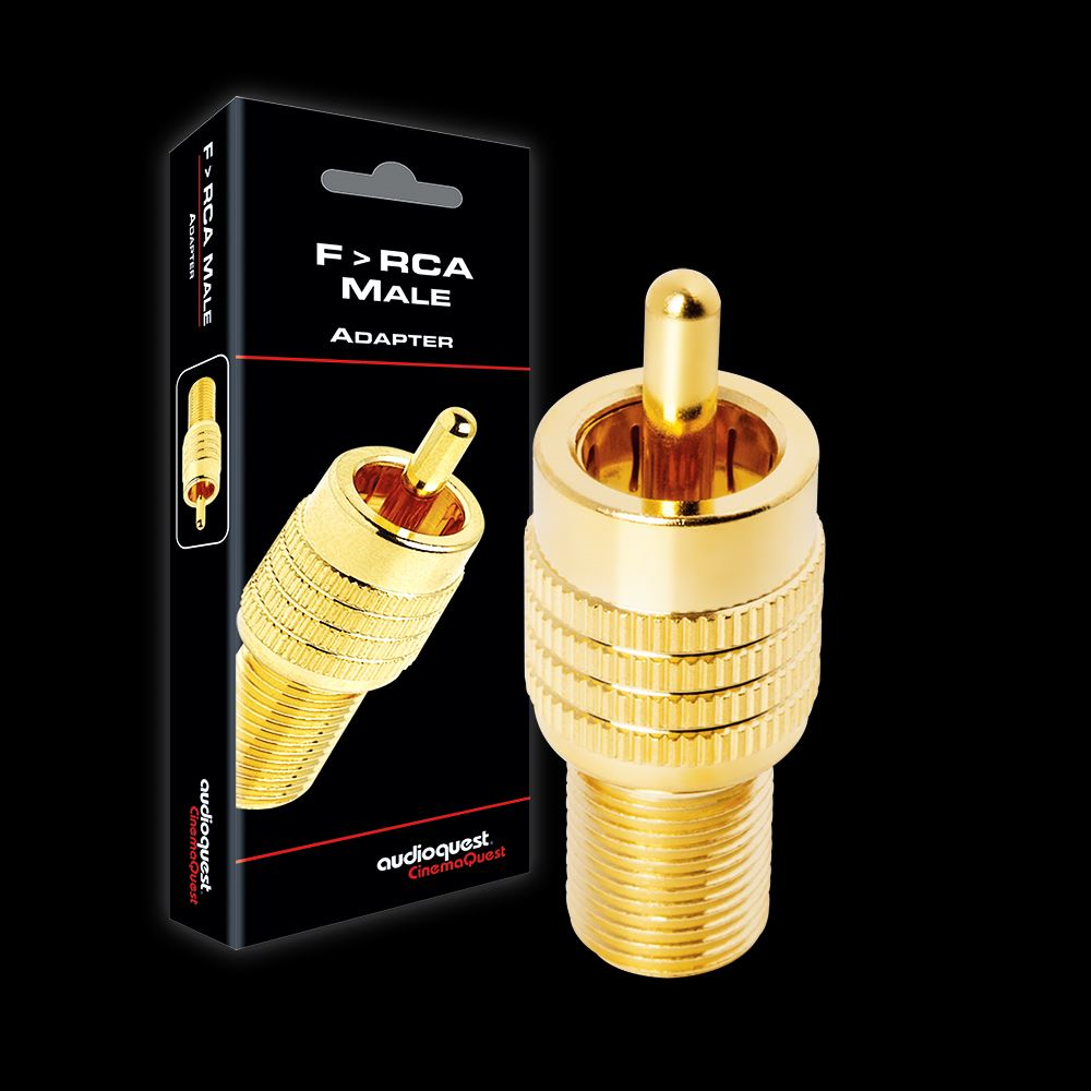 Audioquest Female F to Male RCA Adaptor