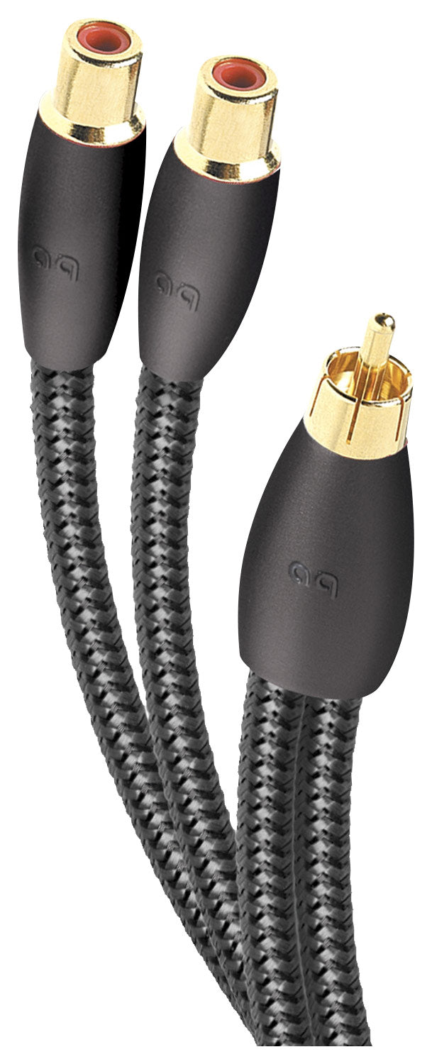 Audioquest FLX-X RCA Splitter - RCA Male to 2 Female iPack (Pack of 5)