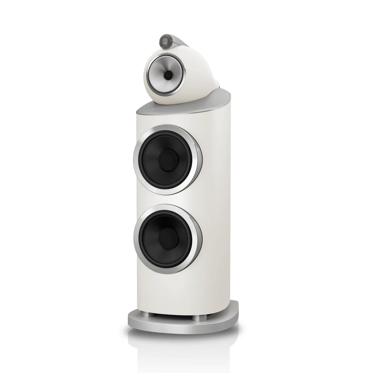 Bowers & Wilkins 801 D5 Floorstanding Speaker (Pair)-white -front