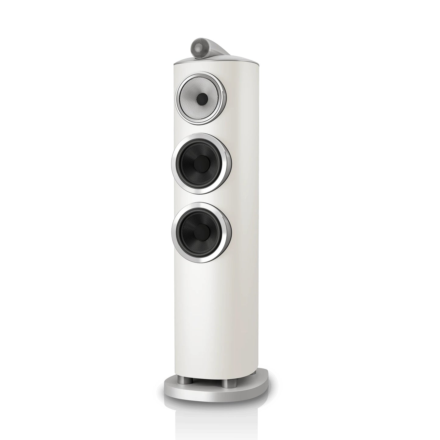 Bowers & Wilkins 804 D5 Floorstanding Speaker-white-front