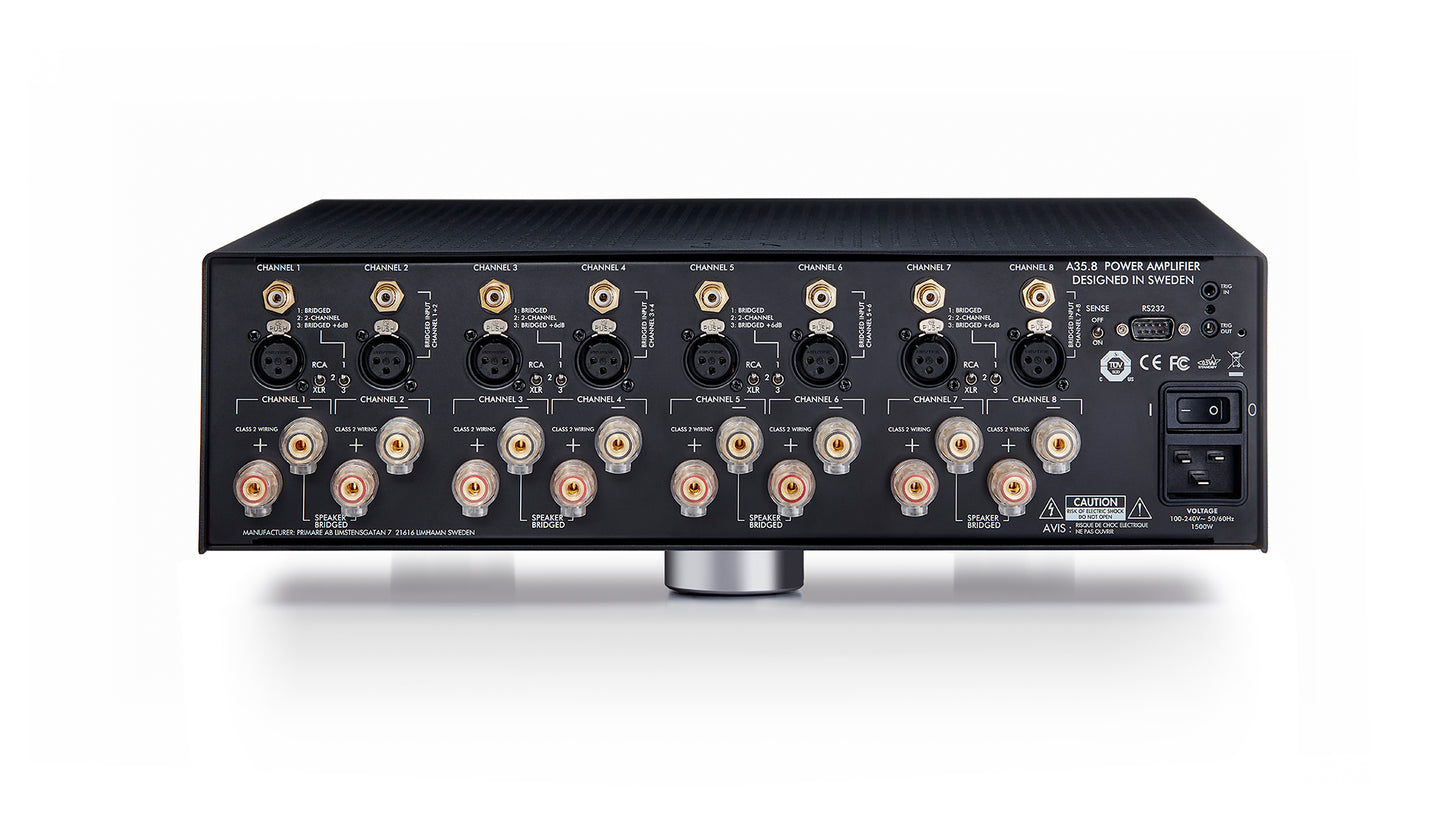 Primare A35.8 Eight-Channel Power Amplifier back
