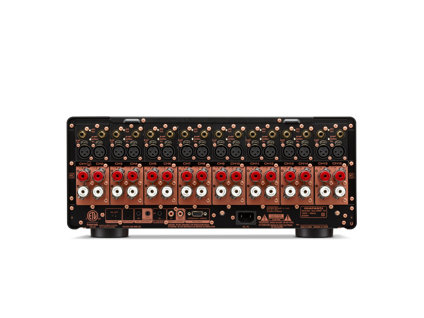 Marantz AMP 10 - 10 Channel Power Amp - black - back