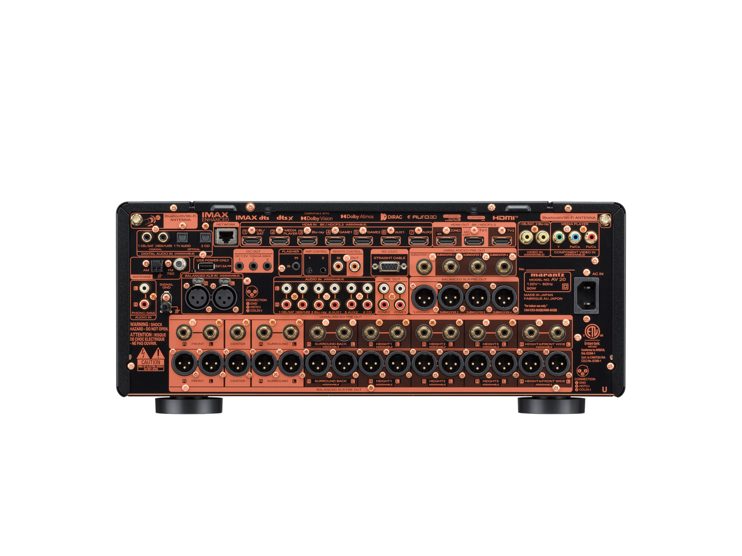 Marantz AV20 AV Processor-back