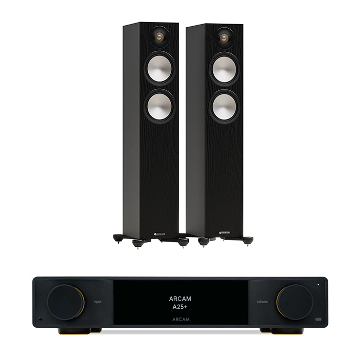 Arcam A25+ + Monitor Audio Bronze 300 7G inc cable