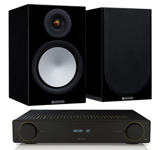 Arcam A5 + Monitor Audio Silver 100 inc Cable