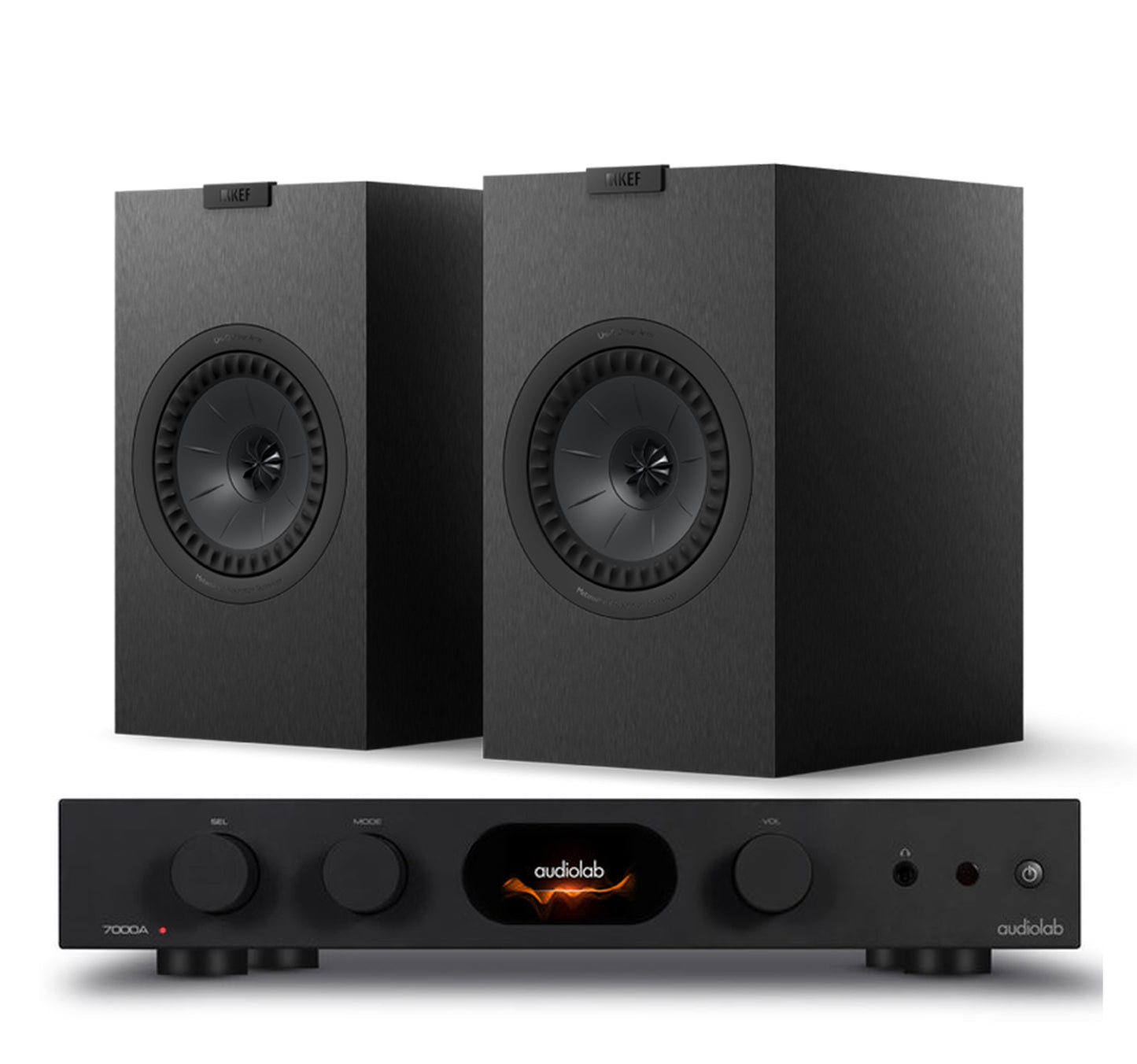 AudioLab 7000A + KEF Q3 Meta inc Cable-black