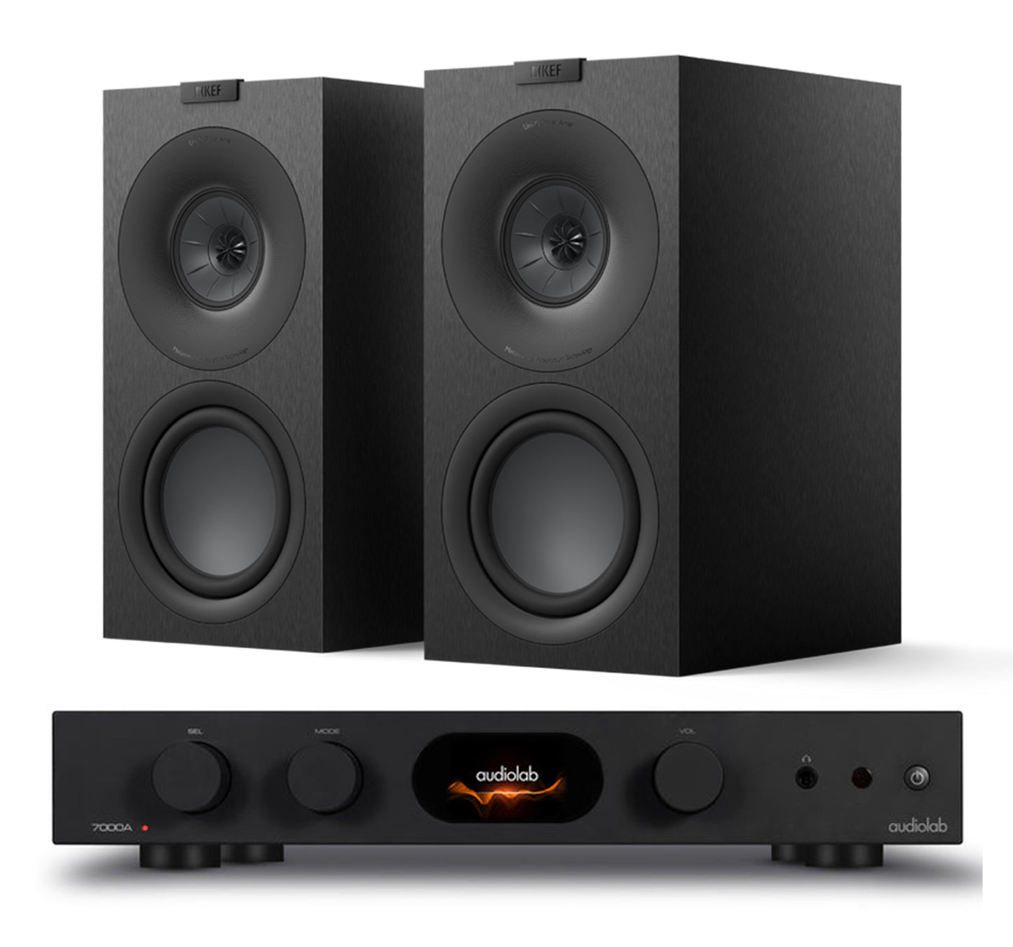 AudioLab 7000A + KEF Q Concerto Meta inc Cable-black