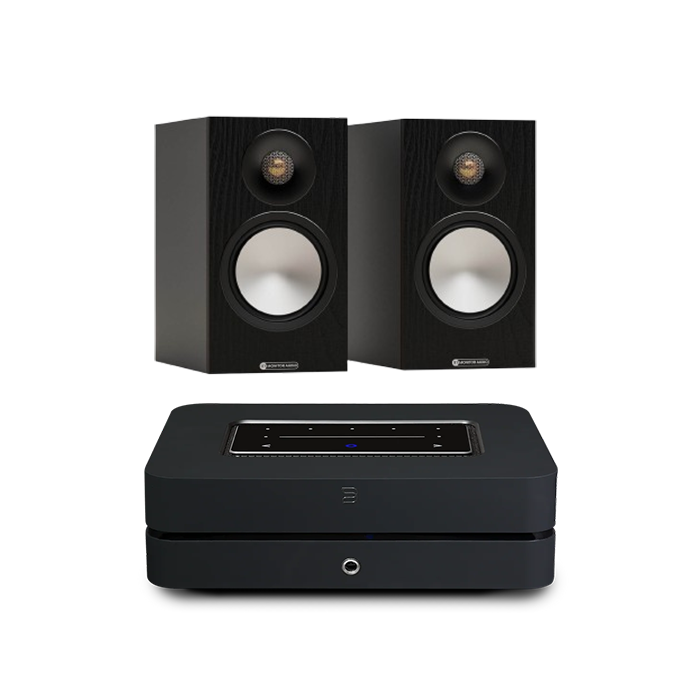 BlueSound PowerNode (2025) + Monitor Audio Bronze 50 7G