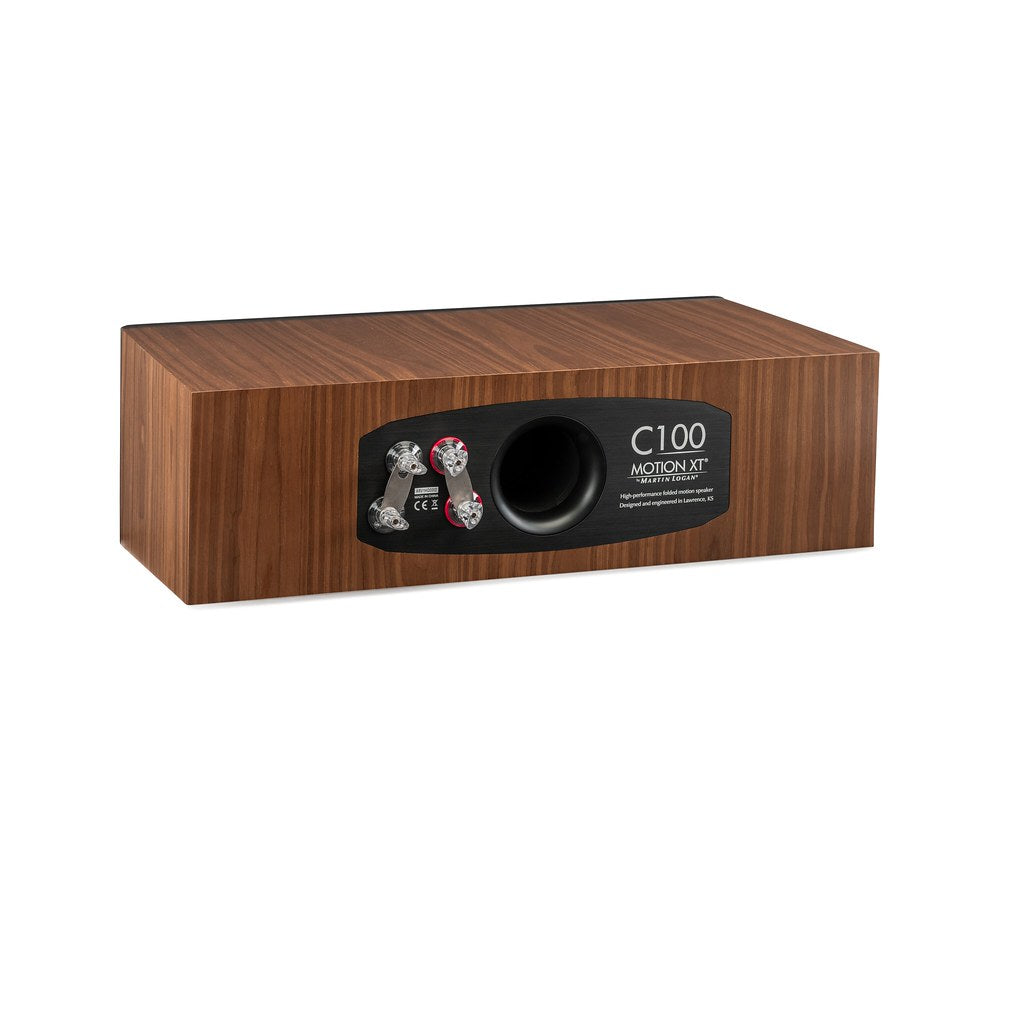 MartinLogan Motion XT C100 Center Channel Speaker -WALNUT-BACK