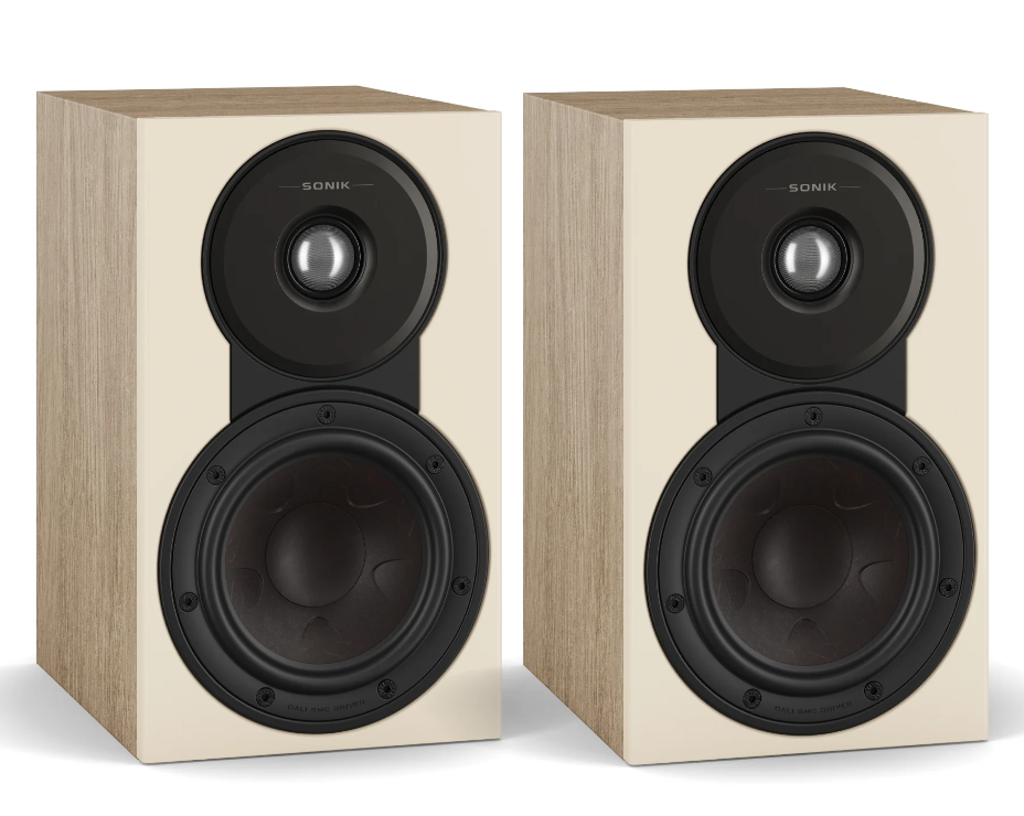 DALI SONIK 1 Bookshelf Speakers-Natural Oak