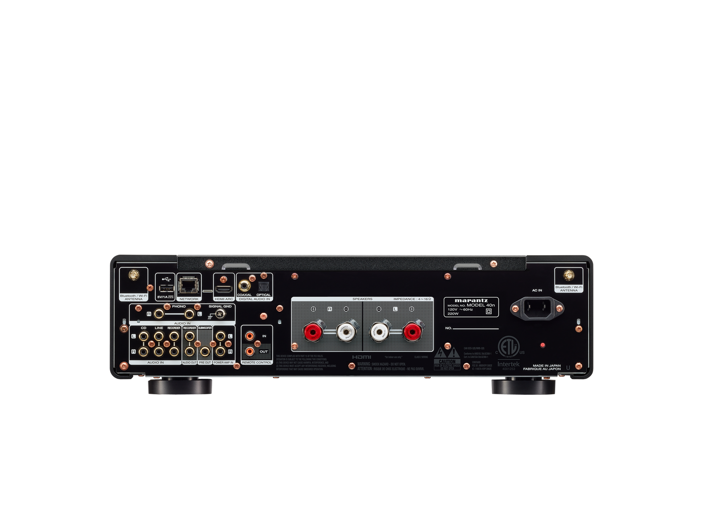 Marantz MODEL 40n - Premium Integrated Stereo Amp - black - back