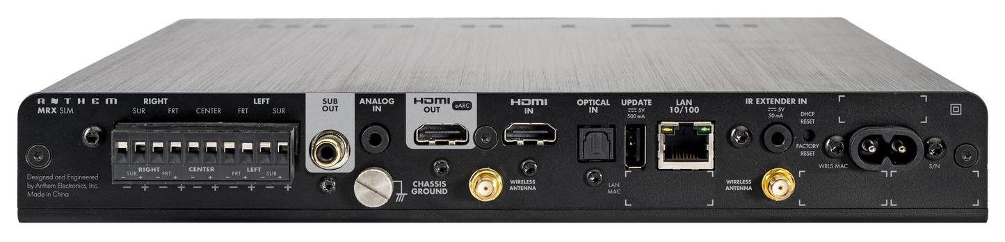 Anthem MRX SLM AV Receiver back
