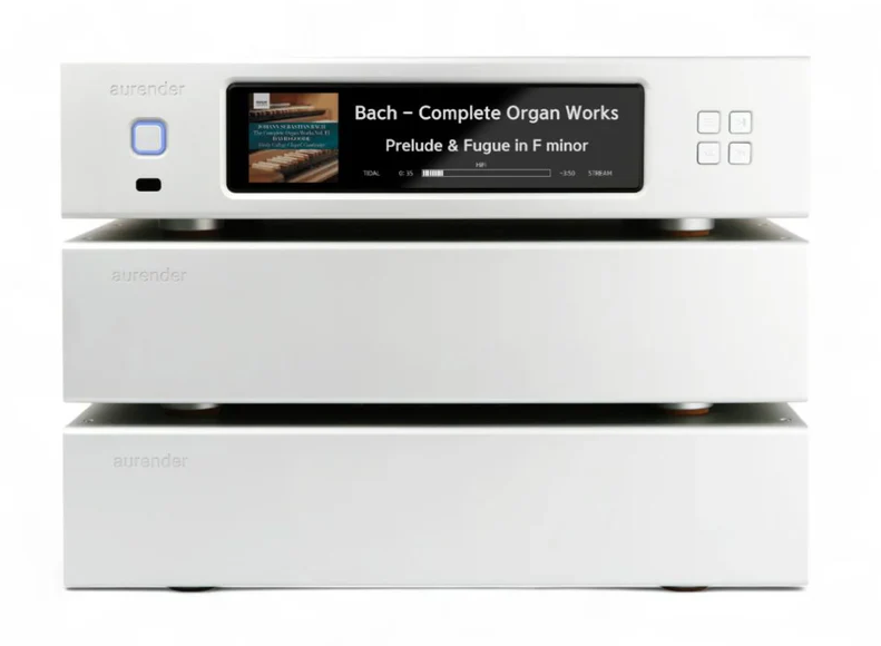 Aurender N50 Reference Music Server-front-white
