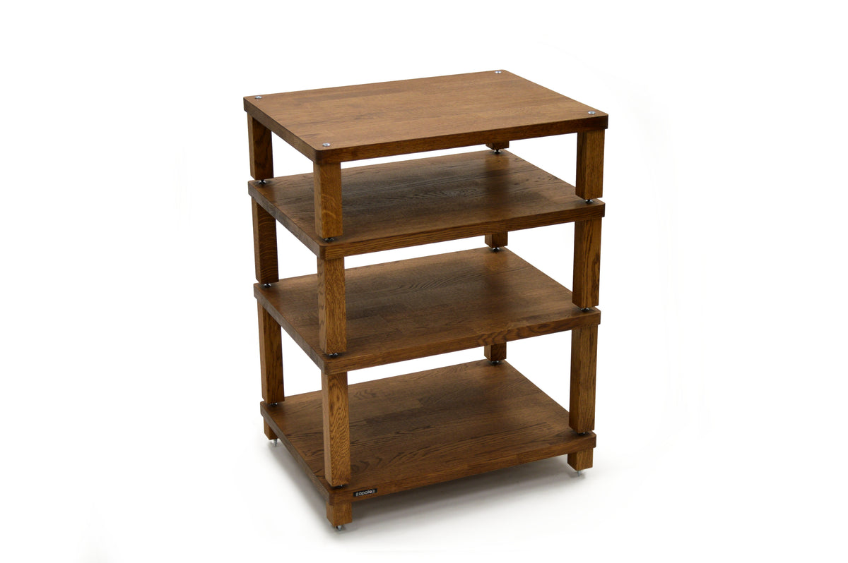 Atacama Apollo Podium 6 Dark Oak Modular HiFi Rack