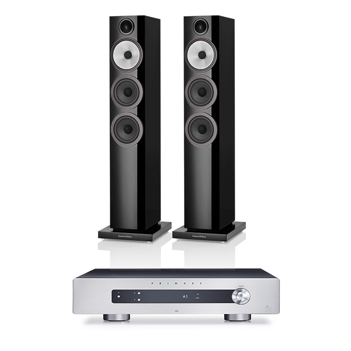 Primare I25 + Bowers and Wilkins 704 S3 inc Cable - titanium