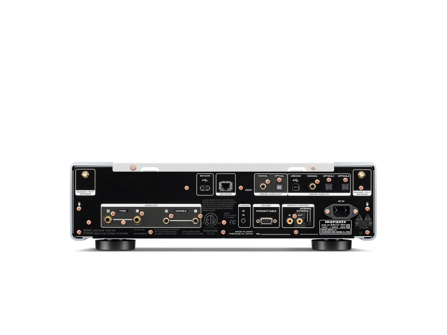 Marantz SACD 30n Networked SACD / CD Player -back-white