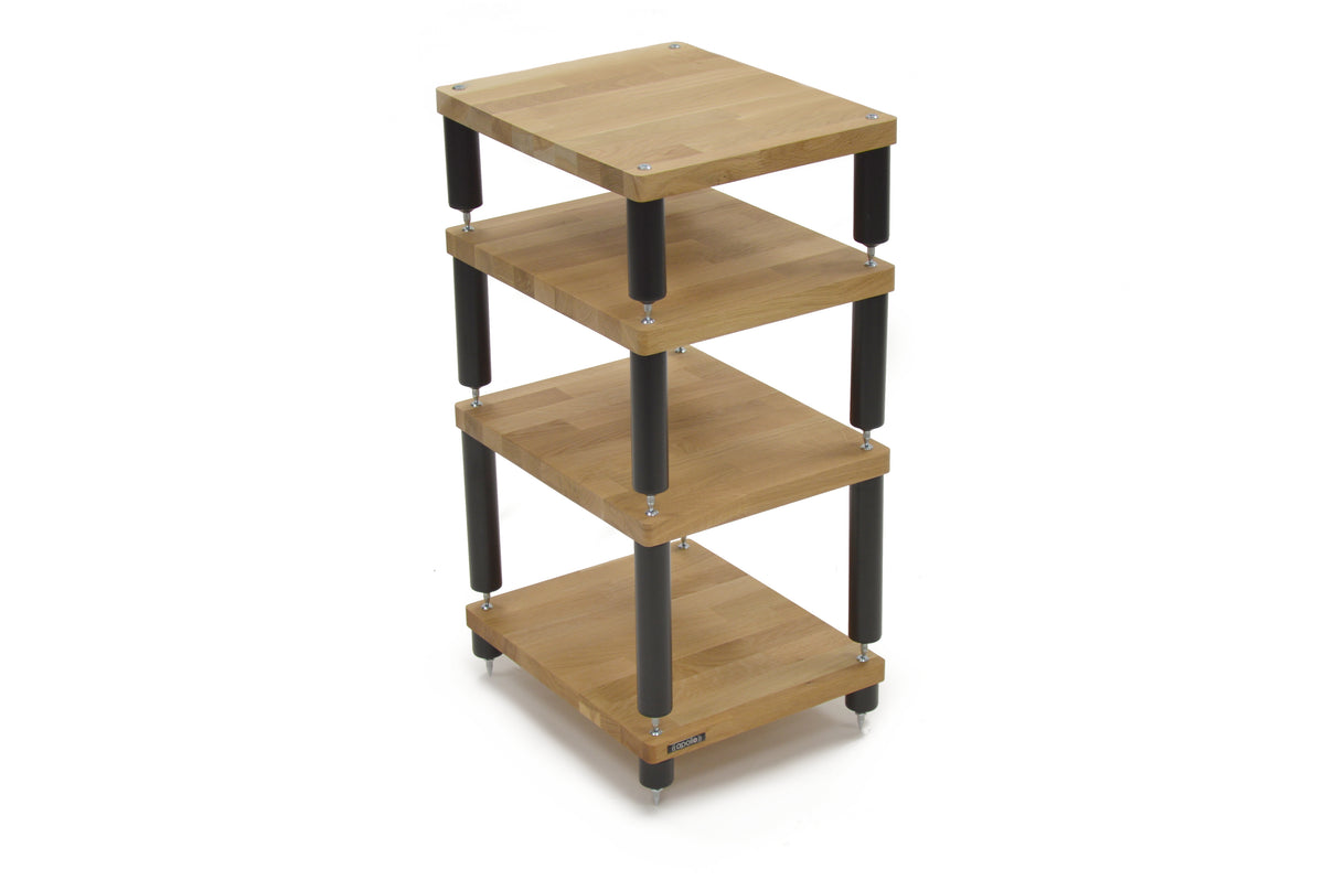 Atacama Apollo Storm 3 Natural Oak HiFi Rack