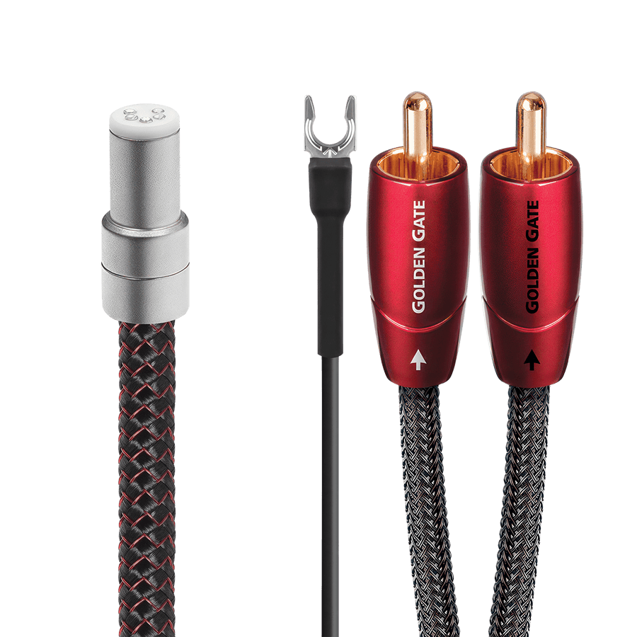 Audioquest Golden Gate Tonearm Cable-Straight 5P JIS to RCA