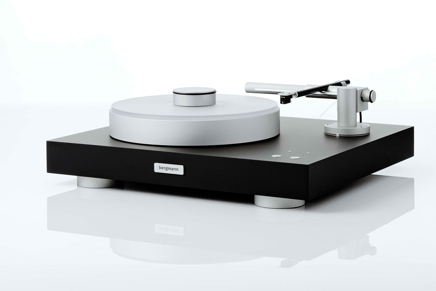 Bergmann Mange Anniversary Edition Airbearing Turntable & Linear Tracking Airbearing Tonearm-black-plinth