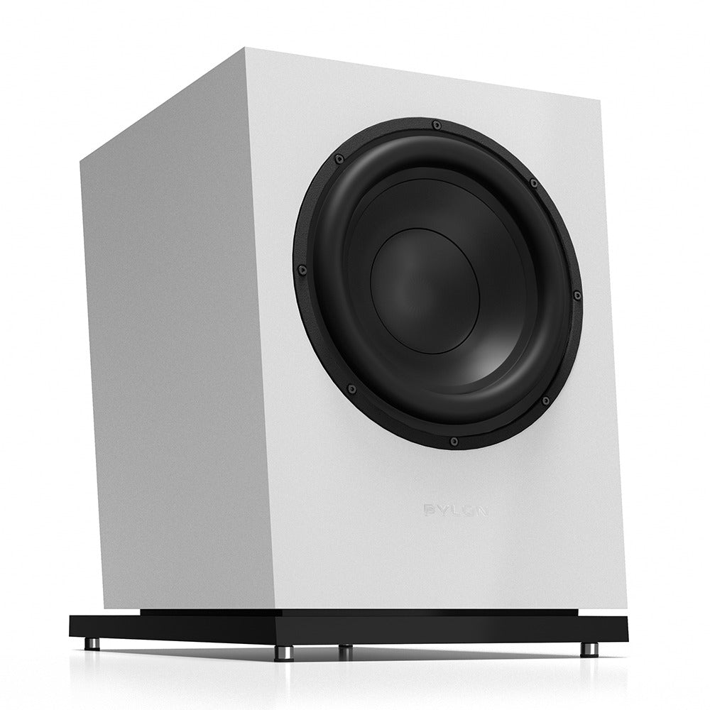 Pylon Audio Diamond sub Active Subwoofer - white-front