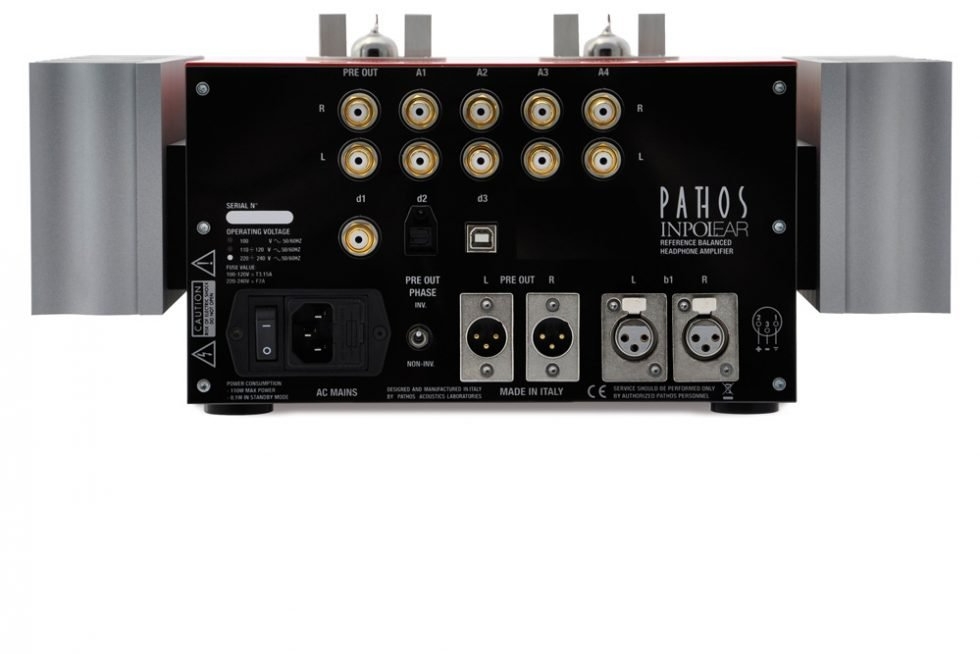 Pathos InPol Ear Headphone Amplifier - rear