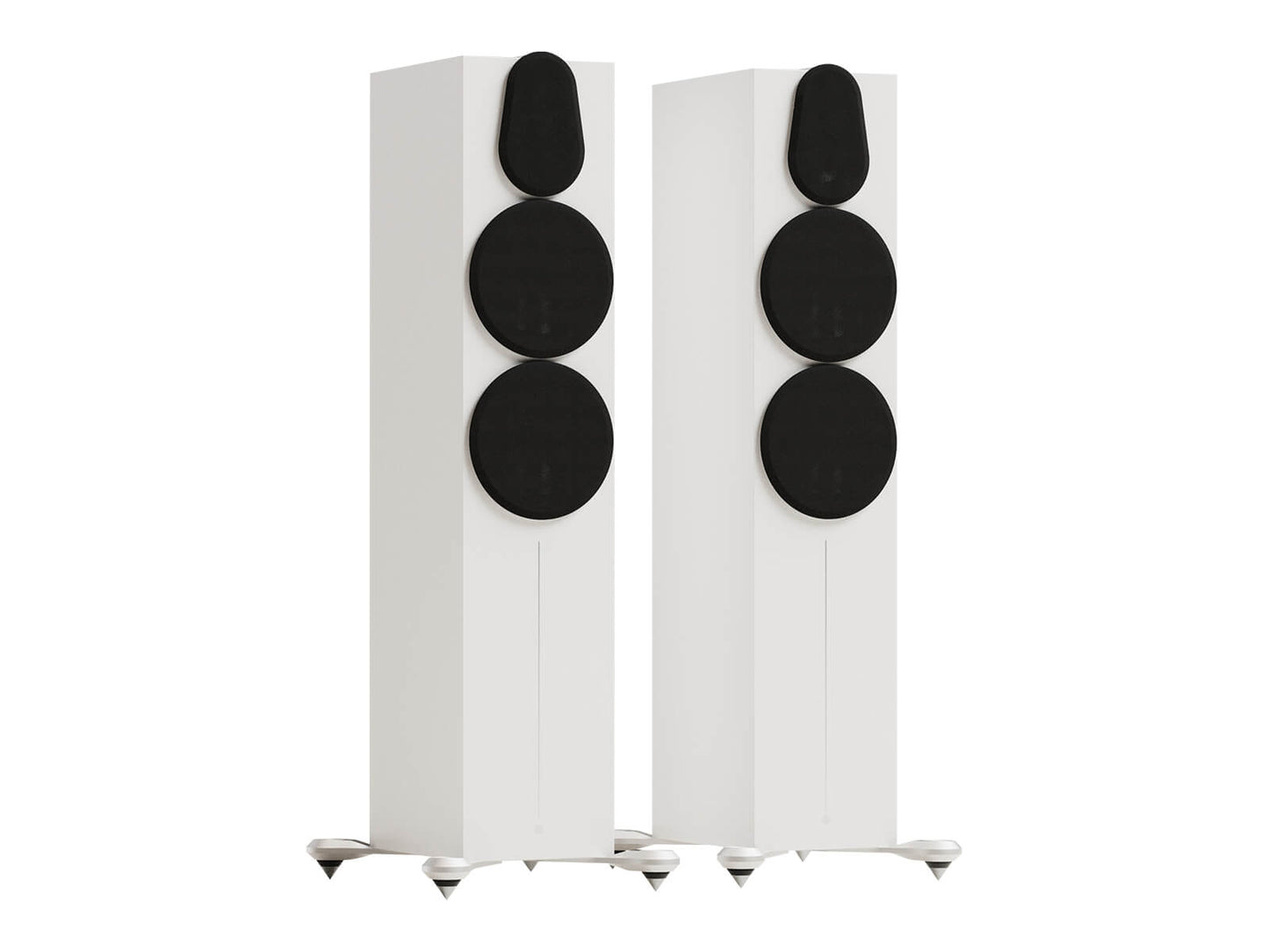 Monitor Audio Gold 500 6G Floorstanding Speaker (Pair) white with grilles