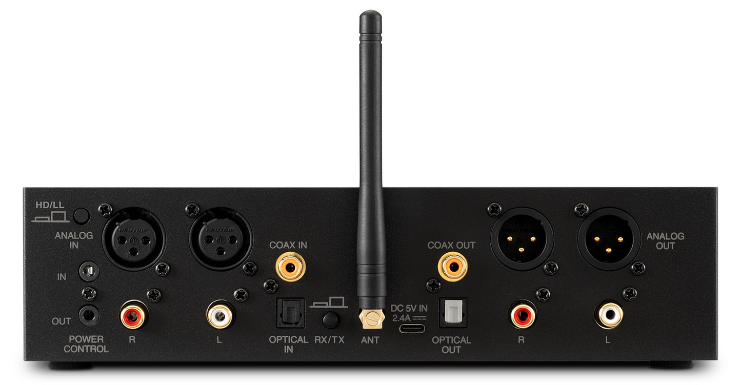 McIntosh MB25 Bluetooth Transceiver-back-black