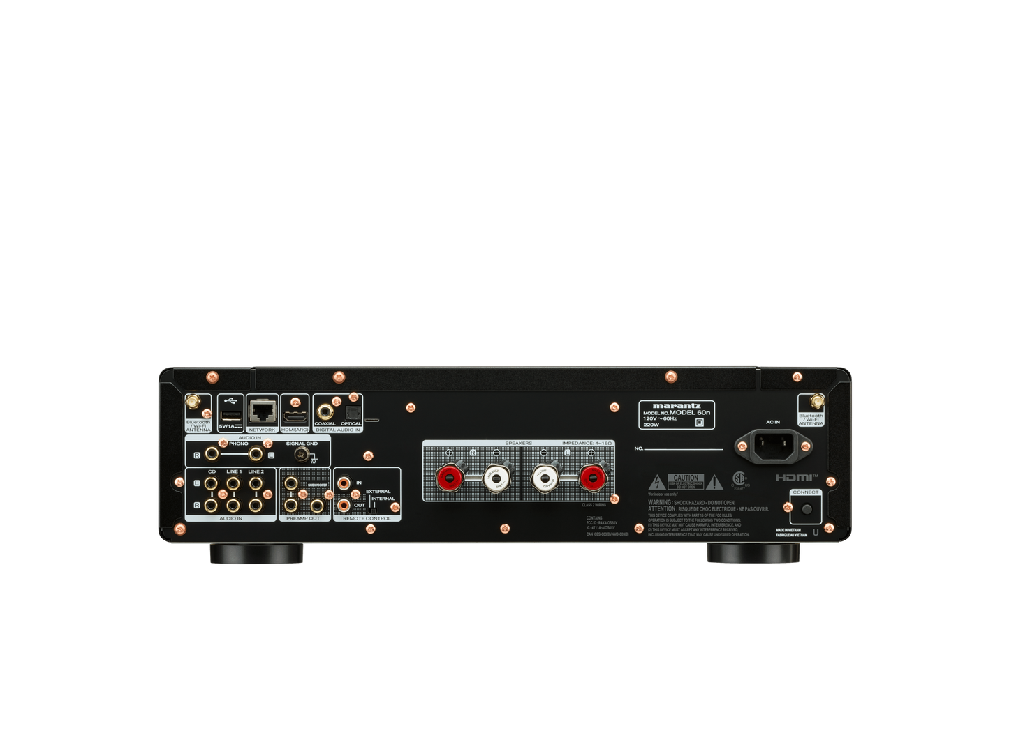 Marantz MODEL 60n - 2 Channel Network Integrated Amp - black- back