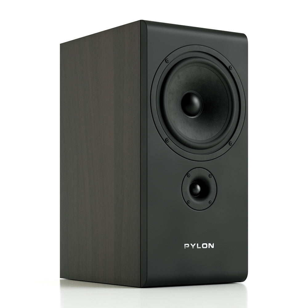 Pylon Audio Opal Monitor Bookshelf Speakers-front-wenge