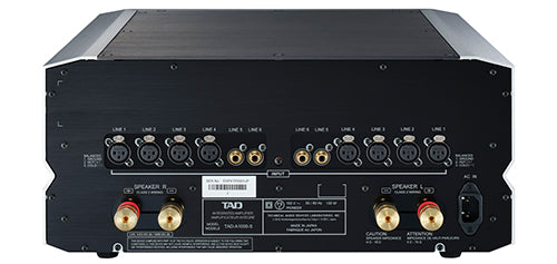 TAD EVOLUTION INTEGRATED AMPLIFIER TAD-A1000-rear-silver