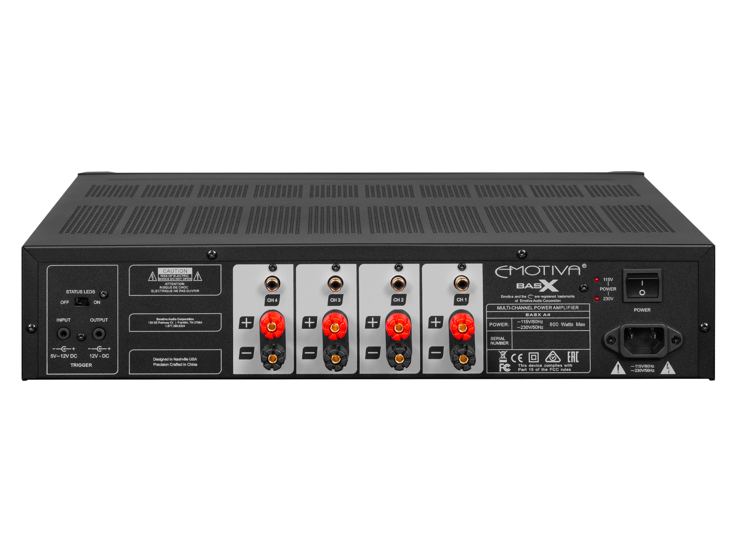 Emotiva BasX A4 Four-Channel Power Amplifier