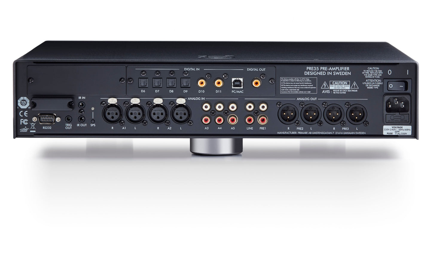 Primare Pre35 DAC back