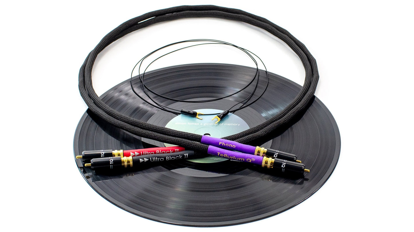 Tellurium Q ULTRA BLACK II TONE ARM RCA-RCA CABLE