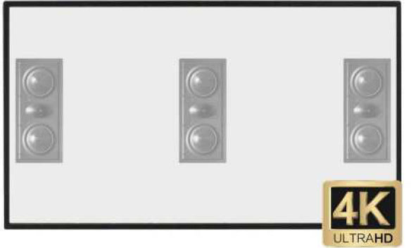 Grandview 15mm R4 Edge Series Acoustic 16:9 Projector Screen