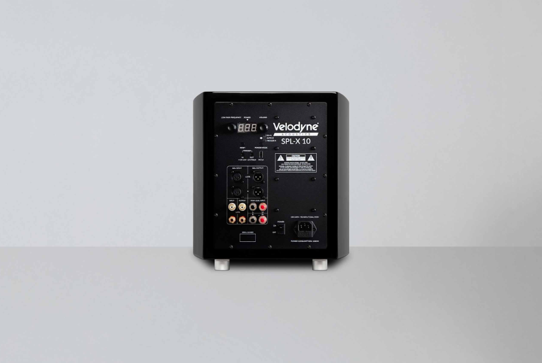 Velodyne Acoustics SPL-X 10 Subwoofer-rear-black
