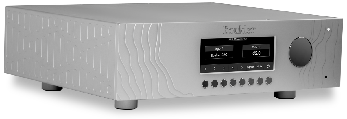 Boulder 1110 Preamplifier-side-silver