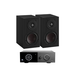 Lyngdorf 1120 + DALI Opticon 1 MK2 inc Cable-front-black