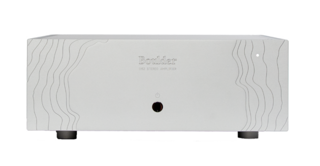 Boulder 1163 Stereo Power Amplifier -front-silver
