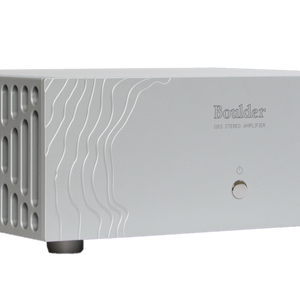 Boulder 1163 Stereo Power Amplifier -front-side-silver
