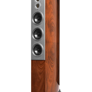 Audiovector R 10 Arreté Floorstanding Speaker- African Mahogany Crotch-front
