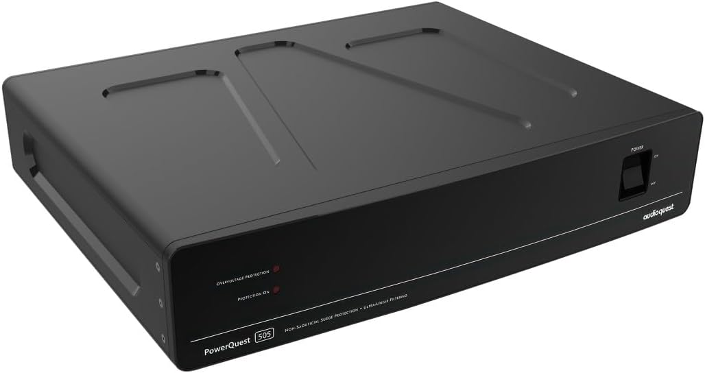 Audioquest Powerquest 505 Schuko - 12-Outlet Power Conditioner-black-front