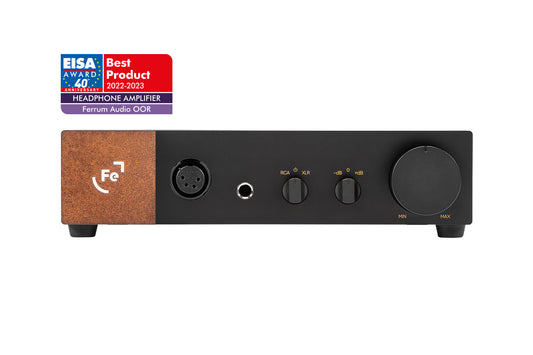 Ferrum OOR Headphone Amplifier/PREAMP-black-front