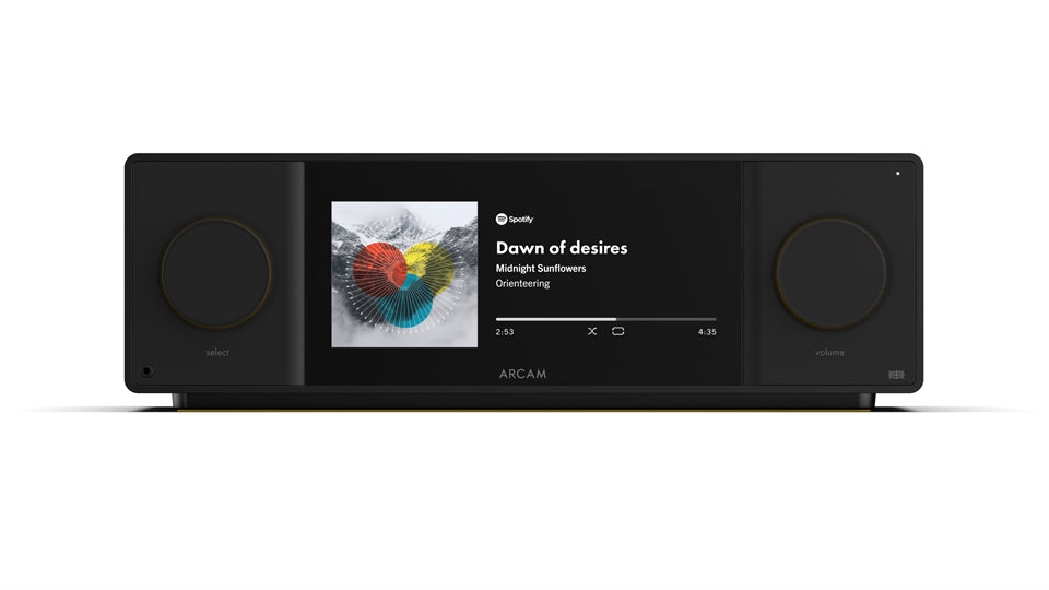 Arcam SA45 Streaming Integrated Amplifier front close