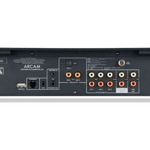 Arcam A5+ Integrated Amplifier with Bluetooth & Auracast-black-rear