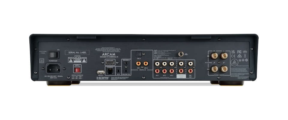 Arcam A15+ Integrated Amplifier with Bluetooth & Auracast-rear
