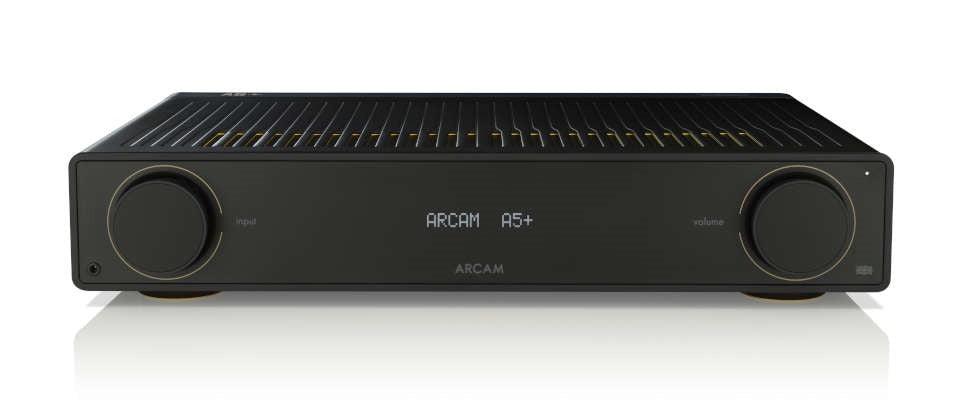 Arcam A5+ Integrated Amplifier with Bluetooth & Auracast-black-front