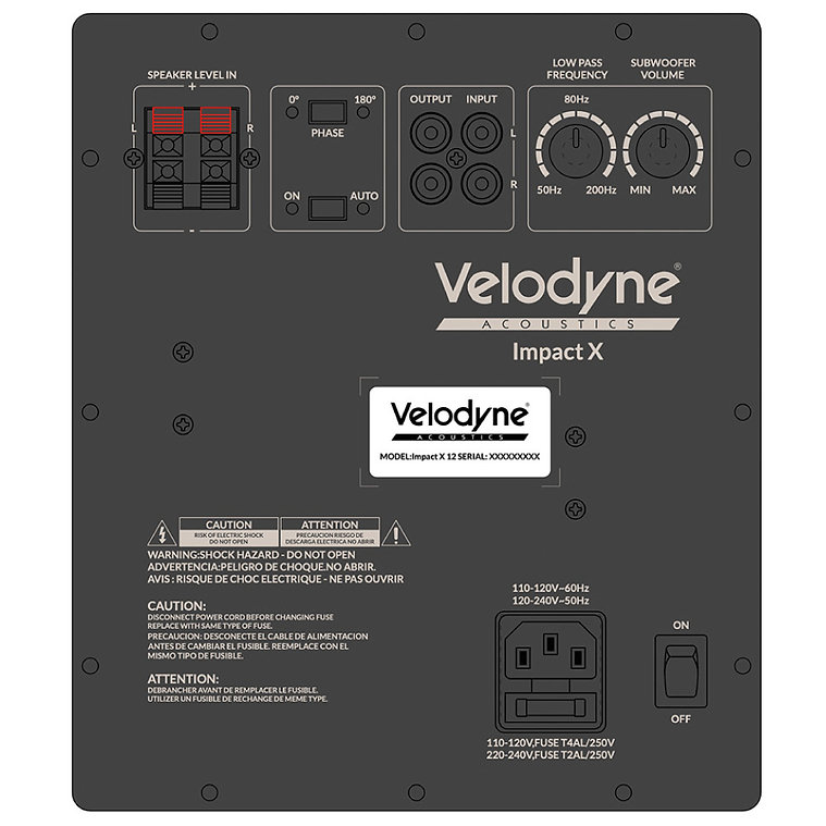 Velodyne Acoustics Impact X 15 Active Subwoofer