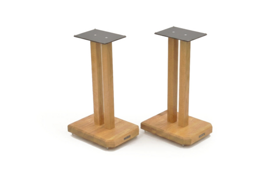 Atacama Apollo Duet Speaker Stands- natural oak