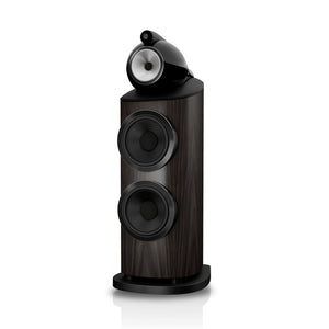 Bowers & Wilkins 801 D5 Floorstanding Speaker (Pair)-black walnut-front