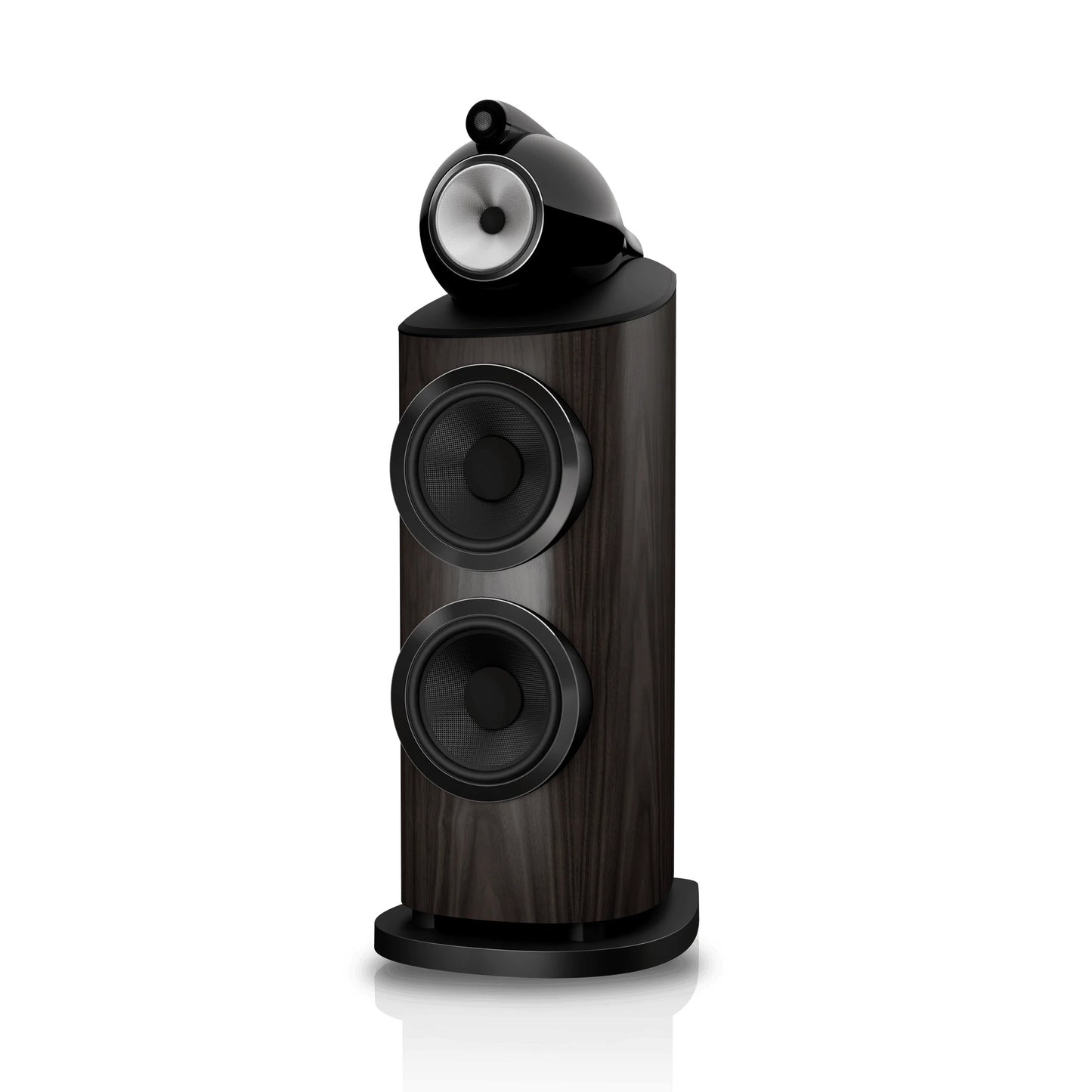 Bowers & Wilkins 801 D5 Floorstanding Speaker (Pair)-black walnut-front